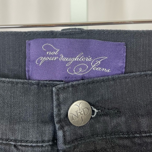 NYDJ Size 10 Lift Tuck Straight Leg Gemstone Gems Jeans High Rise Tummy Control - Picture 6 of 11